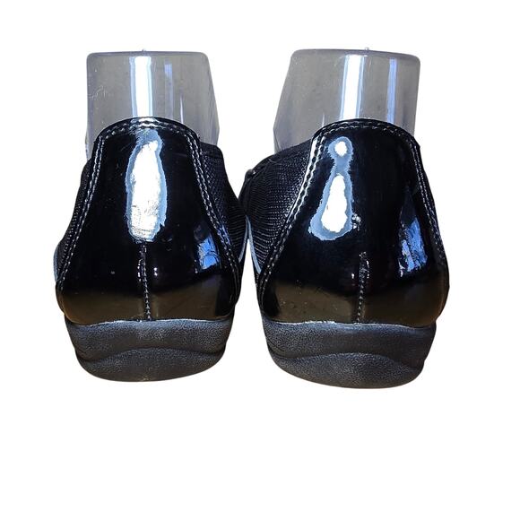 Earth Spirit Shoes Peni Slip On Black Leather Round Toe Low Comfort Womens Sz 10 - Picture 5 of 8